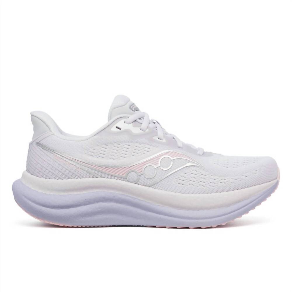 NEW SAUCONY women's triumph 23 running shoes in aster